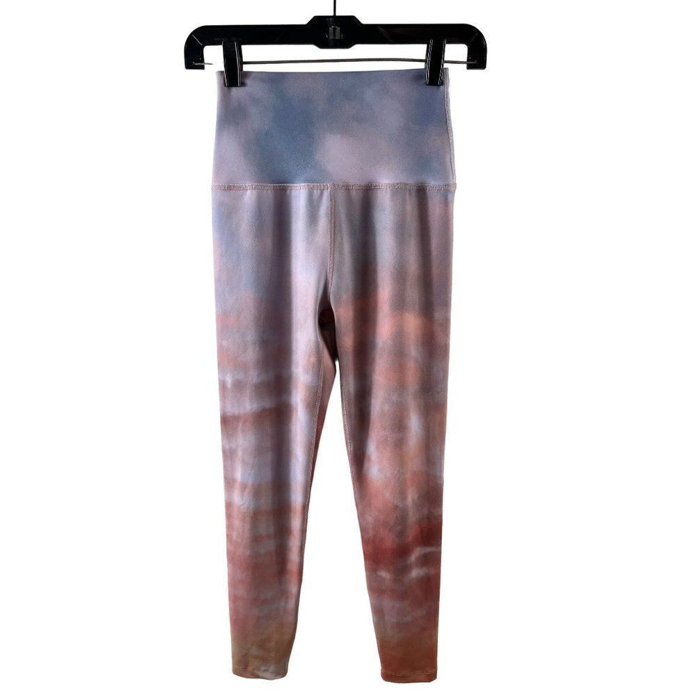 Beyond Yoga Olympus High Waisted Midi Legging Lavender Sunset XS Athletic Ombre